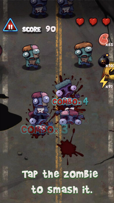 Emulate iPhone app Smash The Zombie using MyAndroid