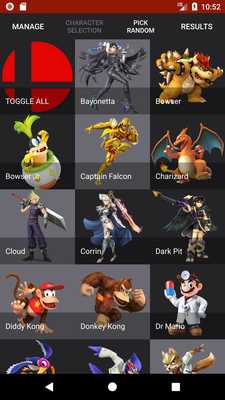 Emulate Android APK Smash Ultimate Random Character Picker Emulate Android APK Smash Ultimate Random Character Picker