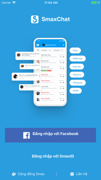 Emulate iPhone app Smax Chat using MyAndroid