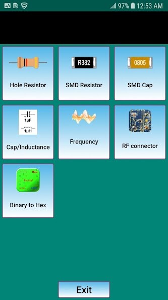 Run android online APK SMD Resistor Code from MyAndroid or emulate SMD Resistor Code using MyAndroid