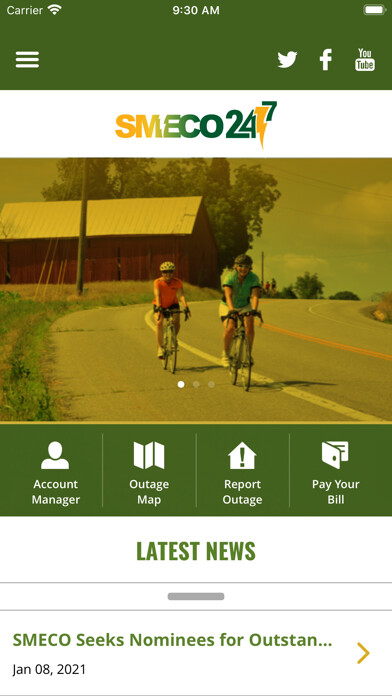 Emulate iPhone app SMECO 24/7 using MyAndroid Emulate iPhone app SMECO 24/7 using MyAndroid