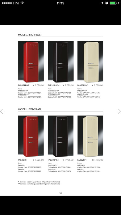 Emulate iPhone app Smeg corporate cataloghi using MyAndroid Emulate iPhone app Smeg corporate cataloghi using MyAndroid