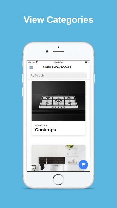 Emulate iPhone app Smeg Showroom using MyAndroid Emulate iPhone app Smeg Showroom using MyAndroid