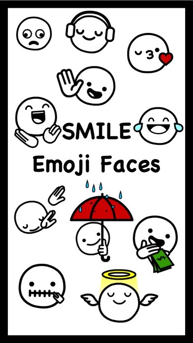 Emulate iPhone app SMILE - Animated Emoji Faces using MyAndroid