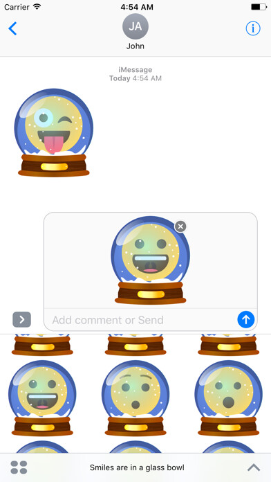 Emulate iPhone app Smiles are in a glass bowl using MyAndroid Emulate iPhone app Smiles are in a glass bowl using MyAndroid