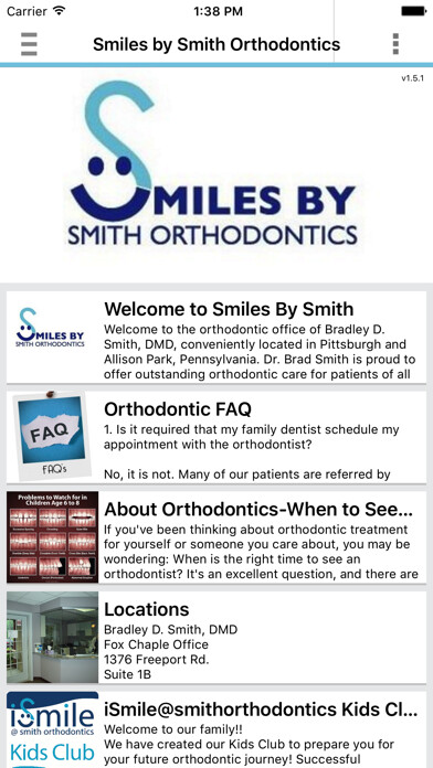 Emulate iPhone app Smiles by Smith Orthodontics using MyAndroid Emulate iPhone app Smiles by Smith Orthodontics using MyAndroid