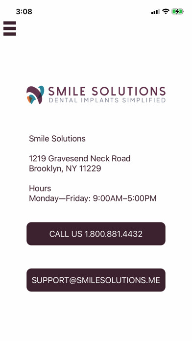 Emulate iPhone app SmileSolutions.me using MyAndroid