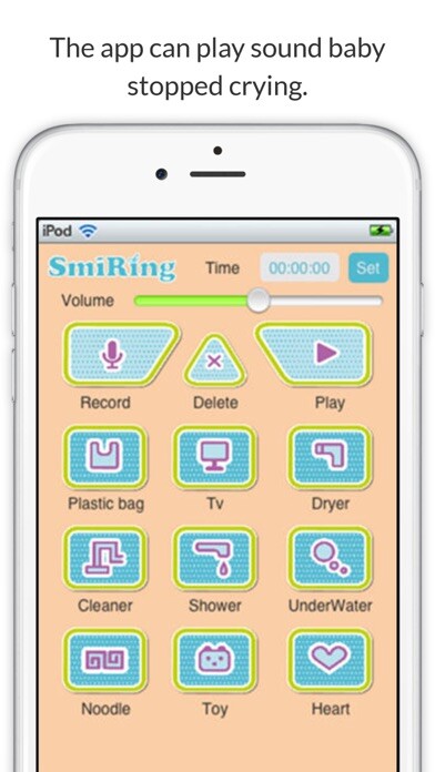 Emulate iPhone app SmiRing - baby stops crying - using MyAndroid Emulate iPhone app SmiRing - baby stops crying - using MyAndroid