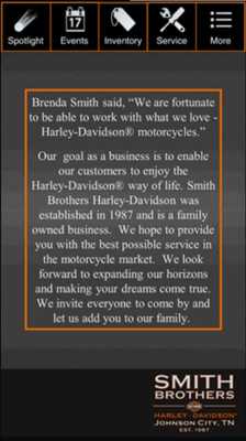 Emulate Android APK Smith Brothers Harley-Davidson