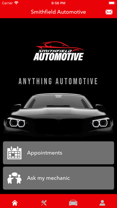 Emulate iPhone app Smithfield Automotive using MyAndroid
