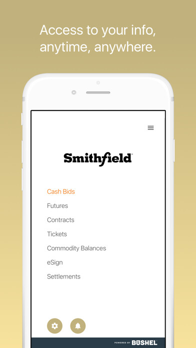 Emulate iPhone app Smithfield Grain using MyAndroid