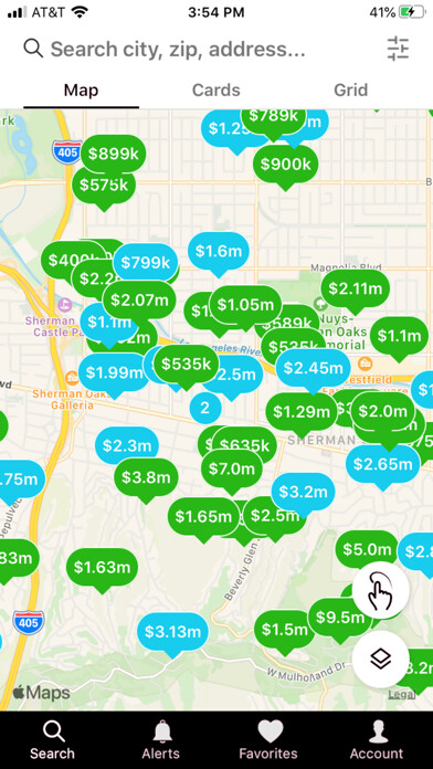 Emulate iPhone app Smith Group Real Estate using MyAndroid