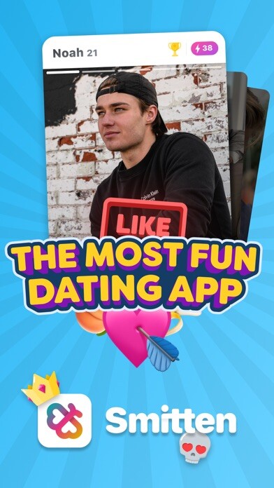 Emulate iPhone app Smitten - Fun Dating App using MyAndroid