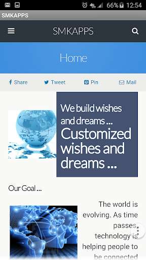 Run android online APK SMKAPPS from MyAndroid or emulate SMKAPPS using MyAndroid