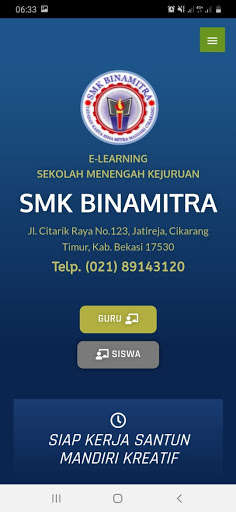 Run android online APK SMK Binamitra Cikarang from MyAndroid or emulate SMK Binamitra Cikarang using MyAndroid Run android online APK SMK Binamitra Cikarang from MyAndroid or emulate SMK Binamitra Cikarang using MyAndroid