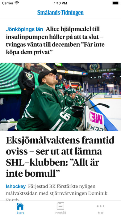 Emulate iPhone app Smålands-Tidningen Nyhetsapp using MyAndroid Emulate iPhone app Smålands-Tidningen Nyhetsapp using MyAndroid