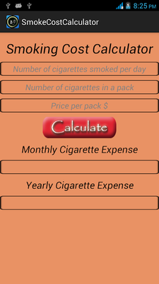 Emulate Android APK Smoke Cost Calculator Emulate Android APK Smoke Cost Calculator