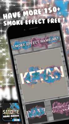 Emulate Android APK Smoke Effect Name Maker Editor - (FREE)