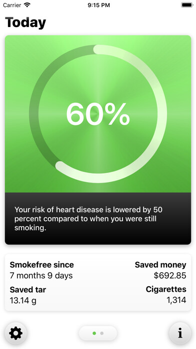 Emulate iPhone app Smokefree 2 - Quit Smoking using MyAndroid Emulate iPhone app Smokefree 2 - Quit Smoking using MyAndroid
