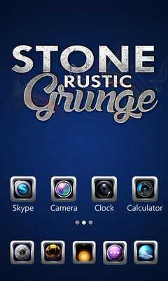 Emulate Android APK Smoke Stone GO Launcher Theme