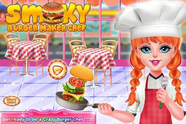 Emulate Android APK Smoky Burger Maker Chef-Cooking games for girls Emulate Android APK Smoky Burger Maker Chef-Cooking games for girls