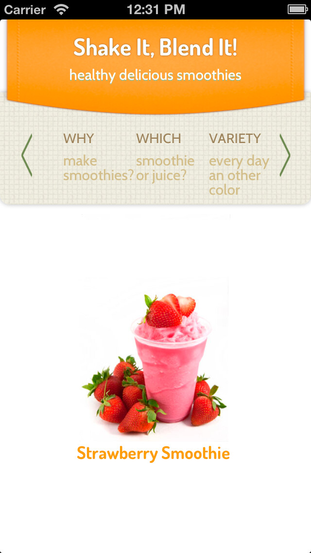 Emulate iPhone app Smoothies, the Healthy Fruit Shakes Free using MyAndroid Emulate iPhone app Smoothies, the Healthy Fruit Shakes Free using MyAndroid