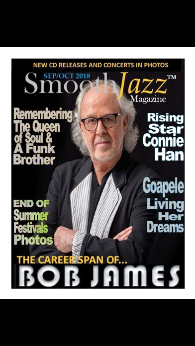 Emulate iPhone app Smooth Jazz Magazine using MyAndroid
