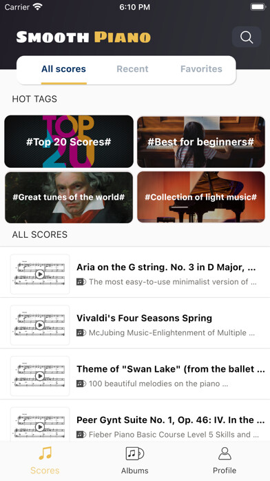 Emulate iPhone app Smooth Piano -  Simply Begin using MyAndroid