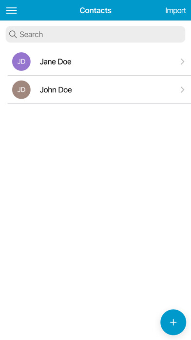 Emulate iPhone app smpl Msgs - SMS and MMS App using MyAndroid