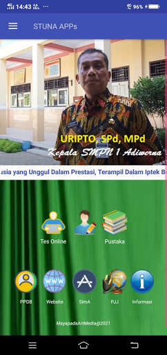 Emulate Android APK SMPN 1 ADIWERNA
