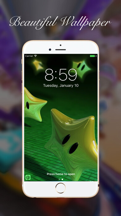 Emulate iPhone app SMR Wallpaper - Design for Super Mario Run Fans using MyAndroid