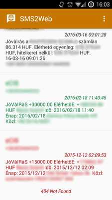 Emulate Android APK SMS2Web