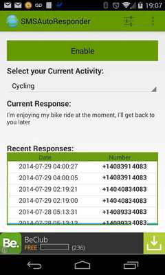 Emulate Android APK SMS AutoResponder