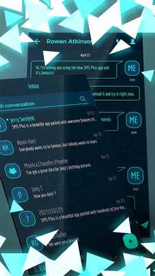 Emulate Android APK SMS Clean Green and Black Theme Emulate Android APK SMS Clean Green and Black Theme
