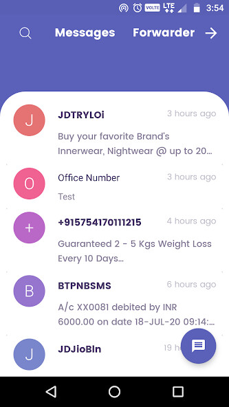 Run android online APK SMS Forwarder: Messaging and More from MyAndroid or emulate SMS Forwarder: Messaging and More using MyAndroid