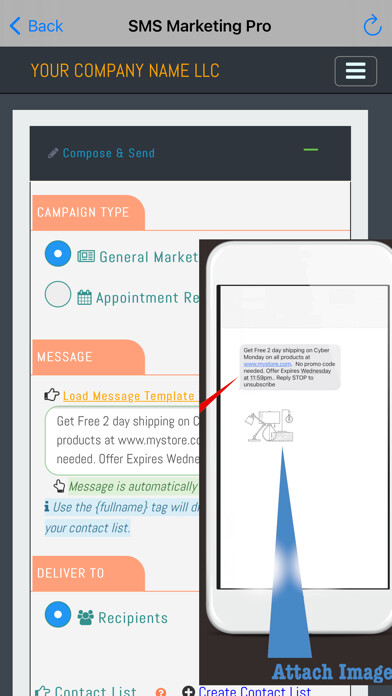 Emulate iPhone app SMS Marketing Pro using MyAndroid Emulate iPhone app SMS Marketing Pro using MyAndroid