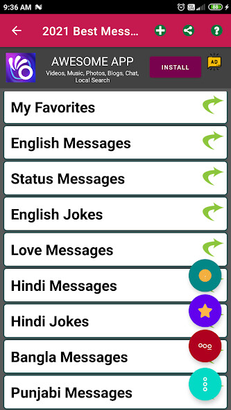 Run android online APK SMS Messages Collection from MyAndroid or emulate SMS Messages Collection using MyAndroid
