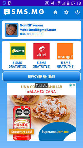 Run android online APK SMS.MG from MyAndroid or emulate SMS.MG using MyAndroid