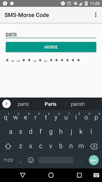 Emulate Android APK SMS-Morse Emulate Android APK SMS-Morse