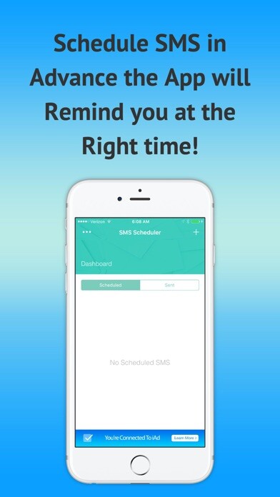 Emulate iPhone app SMS-msg using MyAndroid