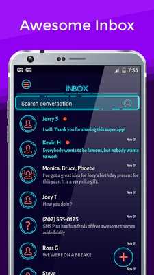 Emulate Android APK SMS Neon Blue Emulate Android APK SMS Neon Blue