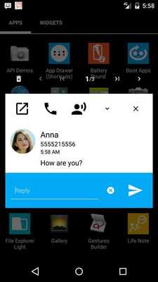 Emulate Android APK SMS Popup (Bright Theme) Emulate Android APK SMS Popup (Bright Theme)