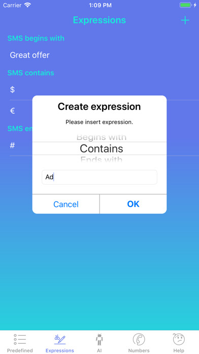 Emulate iPhone app SMS SPAM Filter using MyAndroid