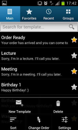 Run android online APK Sms Templates Free Edition from MyAndroid or emulate Sms Templates Free Edition using MyAndroid