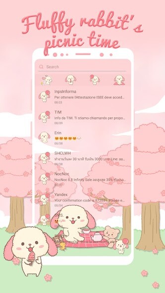 Run android online APK SMS Theme Rabbit Sakura - Pink from MyAndroid or emulate SMS Theme Rabbit Sakura - Pink using MyAndroid Run android online APK SMS Theme Rabbit Sakura - Pink from MyAndroid or emulate SMS Theme Rabbit Sakura - Pink using MyAndroid