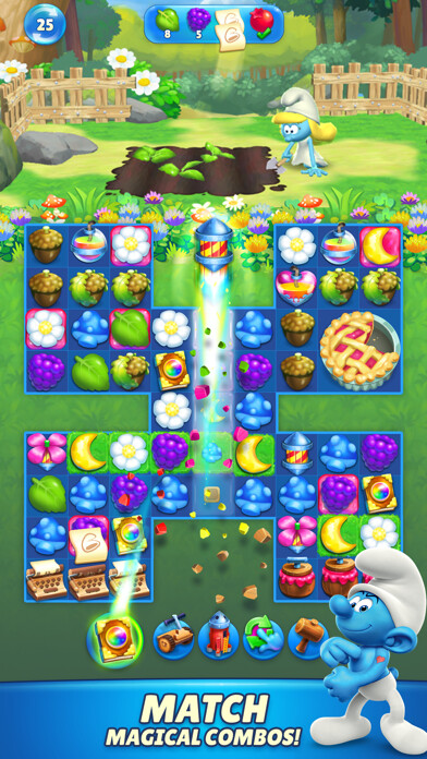 Emulate iPhone app Smurfs Magic Match using MyAndroid Emulate iPhone app Smurfs Magic Match using MyAndroid