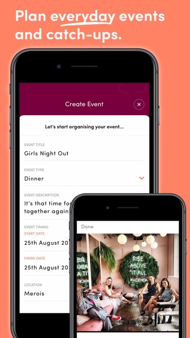 Emulate iPhone app Smylee - Plan everyday events using MyAndroid