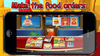 Emulate iPhone app Snack Bar Billionaire - Food Tycoon using MyAndroid