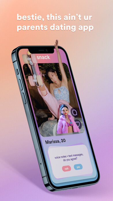 Emulate iPhone app Snack - gen z dating using MyAndroid Emulate iPhone app Snack - gen z dating using MyAndroid