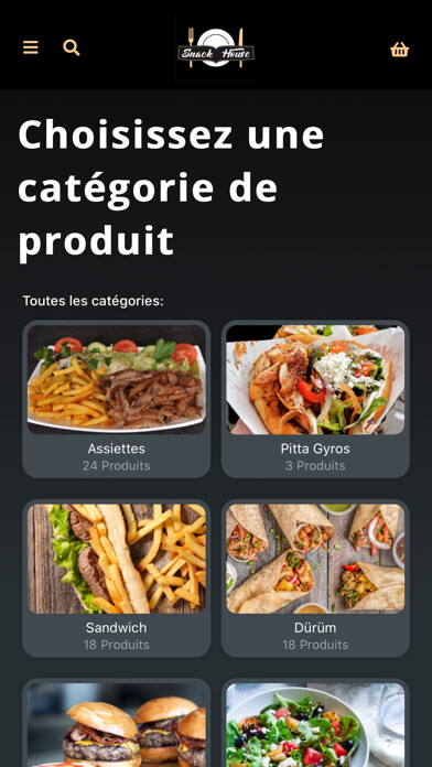 Emulate iPhone app Snack House using MyAndroid Emulate iPhone app Snack House using MyAndroid